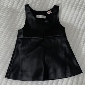 Zara Toddler Leather Dress